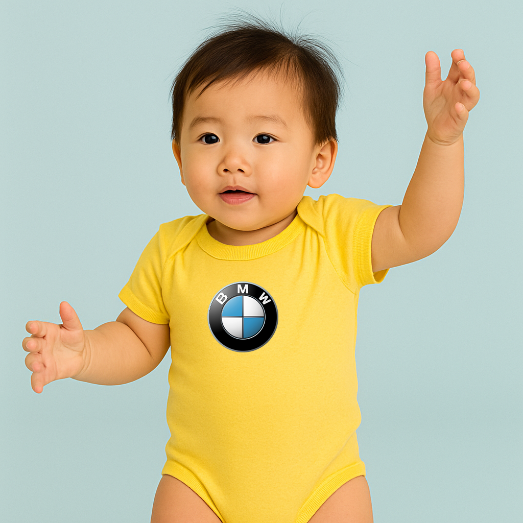 BMW Motorsports Cars Baby Romper Onesie